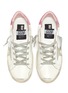 Detail View - Click To Enlarge - GOLDEN GOOSE - 'Super-Star' Laminated Heel Tab Distressed Leather Sneakers