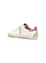  - GOLDEN GOOSE - 'Super-Star' Laminated Heel Tab Distressed Leather Sneakers