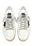 Detail View - Click To Enlarge - GOLDEN GOOSE - 'Ball Star' Logo Print Distressed Leather Sneakers