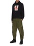 Figure View - Click To Enlarge - 8-BIT - 'HOT PASTA' Pixelated 3D Graphic Cotton Hoodie