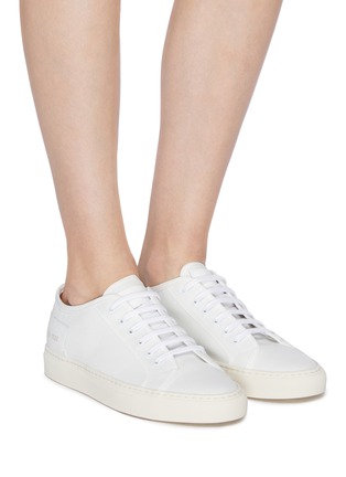 Figure View - Click To Enlarge - COMMON PROJECTS - 'Tournament' Low Top Sneakers