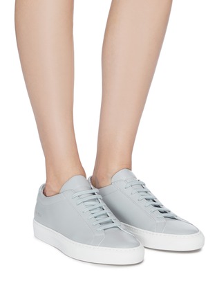 Figure View - Click To Enlarge - COMMON PROJECTS - Original Achilles' Contrast Sole Leather Sneakers
