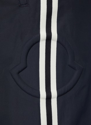  - MONCLER - Side Stripe Cotton Nylon Blend Jogger Pants