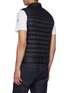 Back View - Click To Enlarge - MONCLER - Roussilon' Logo Chest Quilted Down Vest