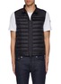 Main View - Click To Enlarge - MONCLER - Roussilon' Logo Chest Quilted Down Vest