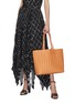 Figure View - Click To Enlarge - MANSUR GAVRIEL - Top Handle Pleated Leather Tote
