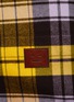 Detail View - Click To Enlarge - ACNE STUDIOS - FACE PATCH OVERSIZED FLANNEL SHIRT