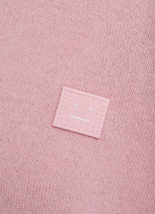 Detail View - Click To Enlarge - ACNE STUDIOS - FACE PATCH WOOL SWEATER