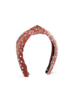 Figure View - Click To Enlarge - LELE SADOUGHI - Star Stud Knot Velvet Headband