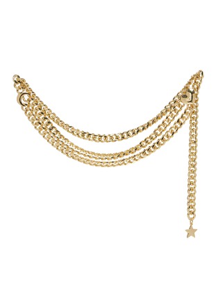 Main View - Click To Enlarge - LELE SADOUGHI - Lucky Charm 14k Gold Plated Double Chain Belt