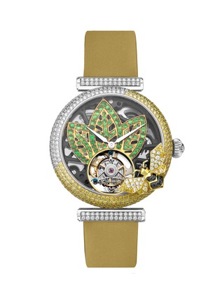 Main View - Click To Enlarge - SARAH ZHUANG - Queen Bee' diamond 18k gold watch