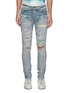 Main View - Click To Enlarge - AMIRI - Rainbow patch jeans