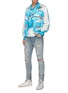 Figure View - Click To Enlarge - AMIRI - Rainbow patch jeans