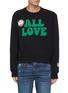 Main View - Click To Enlarge - AMIRI - Slogan Graphic Patch Cotton Sweatshirt