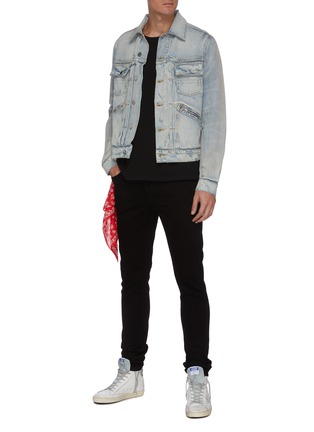 Figure View - Click To Enlarge - AMIRI - 'STACK' Button Fly Jeans