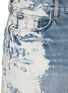  - AMIRI - Paint Splatter Distressed Denim Shorts