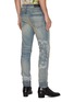 Back View - Click To Enlarge - AMIRI - Bandana Screen Print Distressed Denim Jeans