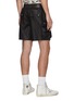 Back View - Click To Enlarge - AMIRI - Leather Cargo Shorts
