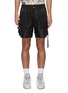 Main View - Click To Enlarge - AMIRI - Leather Cargo Shorts