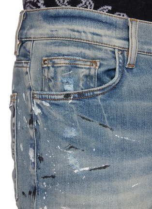  - AMIRI - Hand painted slit knee jeans