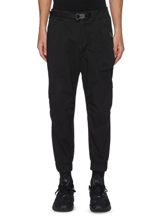 Main View - Click To Enlarge - THE VIRIDI-ANNE - Nyco' Belted Cordura Sweatpants