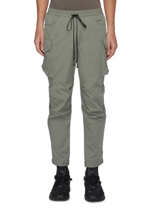 Main View - Click To Enlarge - THE VIRIDI-ANNE - Nyco' Drawstring Waist Cargo Pants