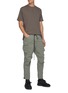 Figure View - Click To Enlarge - THE VIRIDI-ANNE - Nyco' Drawstring Waist Cargo Pants