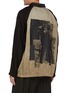 Back View - Click To Enlarge - ZIGGY CHEN - Graphic print back twill bomber jacket