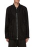 Main View - Click To Enlarge - ZIGGY CHEN - Graphic print back twill bomber jacket