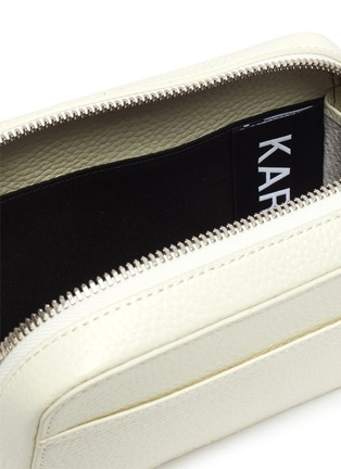 Detail View - Click To Enlarge - KARA - 'Cobra' woven strap leather shoulder bag