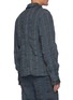 Back View - Click To Enlarge - UMA WANG - Textured stripe shirt jacket