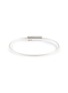 Main View - Click To Enlarge - LE GRAMME - 'CABLE' Silver Screw Closure Bracelet 7g