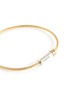 Detail View - Click To Enlarge - LE GRAMME - 'Cable' Gold Silver Screw Closure Bracelet 9g