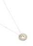 Detail View - Click To Enlarge - LE GRAMME - Triple Round Pendant Silver Necklace