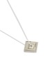 Detail View - Click To Enlarge - LE GRAMME - Triple Square Pendant Silver Necklace