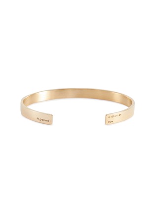 Detail View - Click To Enlarge - LE GRAMME - ''RIBBON' Gold Bangle 21g