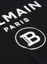  - BALMAIN - Logo Print Crewneck Cotton T-shirt