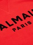  - BALMAIN - Logo Print Raglan Sweatshirt