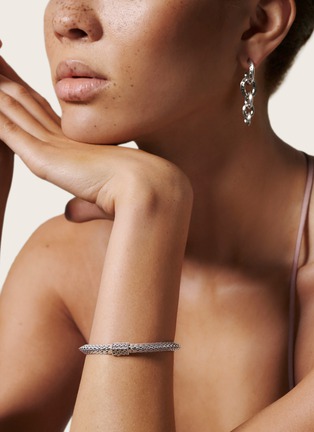Detail View - Click To Enlarge - JOHN HARDY - CLASSIC CHAIN' STERLING SILVER WOVEN CHAIN BRACELET