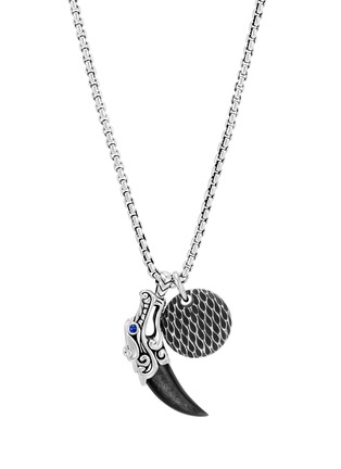 Detail View - Click To Enlarge - JOHN HARDY - Legends Naga' sapphire sterling silver pendant necklace