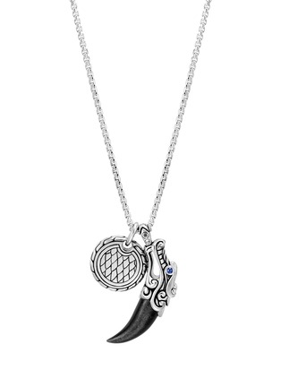 Main View - Click To Enlarge - JOHN HARDY - Legends Naga' sapphire sterling silver pendant necklace