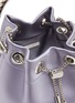 Detail View - Click To Enlarge - JIMMY CHOO - 'BON BON' CRYSTAL EMBELLISHED HANDLE SATIN BAG