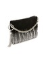 Detail View - Click To Enlarge - JIMMY CHOO - 'Callie' embroidered crystal suede clutch