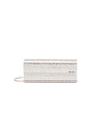 Main View - Click To Enlarge - JIMMY CHOO - Sweetie' coarse glitter acrylic clutch