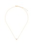Main View - Click To Enlarge - EF COLLECTION - Diamond 14k Yellow Gold Open Star Necklace