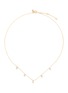 Main View - Click To Enlarge - EF COLLECTION - Teardrop Diamond 14k Yellow Gold Choker Necklace