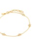 Detail View - Click To Enlarge - EF COLLECTION - Diamond 14k Yellow Gold Star Charm Chain Bracelet
