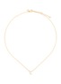 Main View - Click To Enlarge - EF COLLECTION - Diamond 14k Yellow Gold Moon Choker Necklace