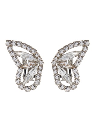 Main View - Click To Enlarge - JOOMI LIM - Crystal Butterfly Wing Clip Earrings