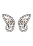 Main View - Click To Enlarge - JOOMI LIM - Crystal Butterfly Wing Clip Earrings